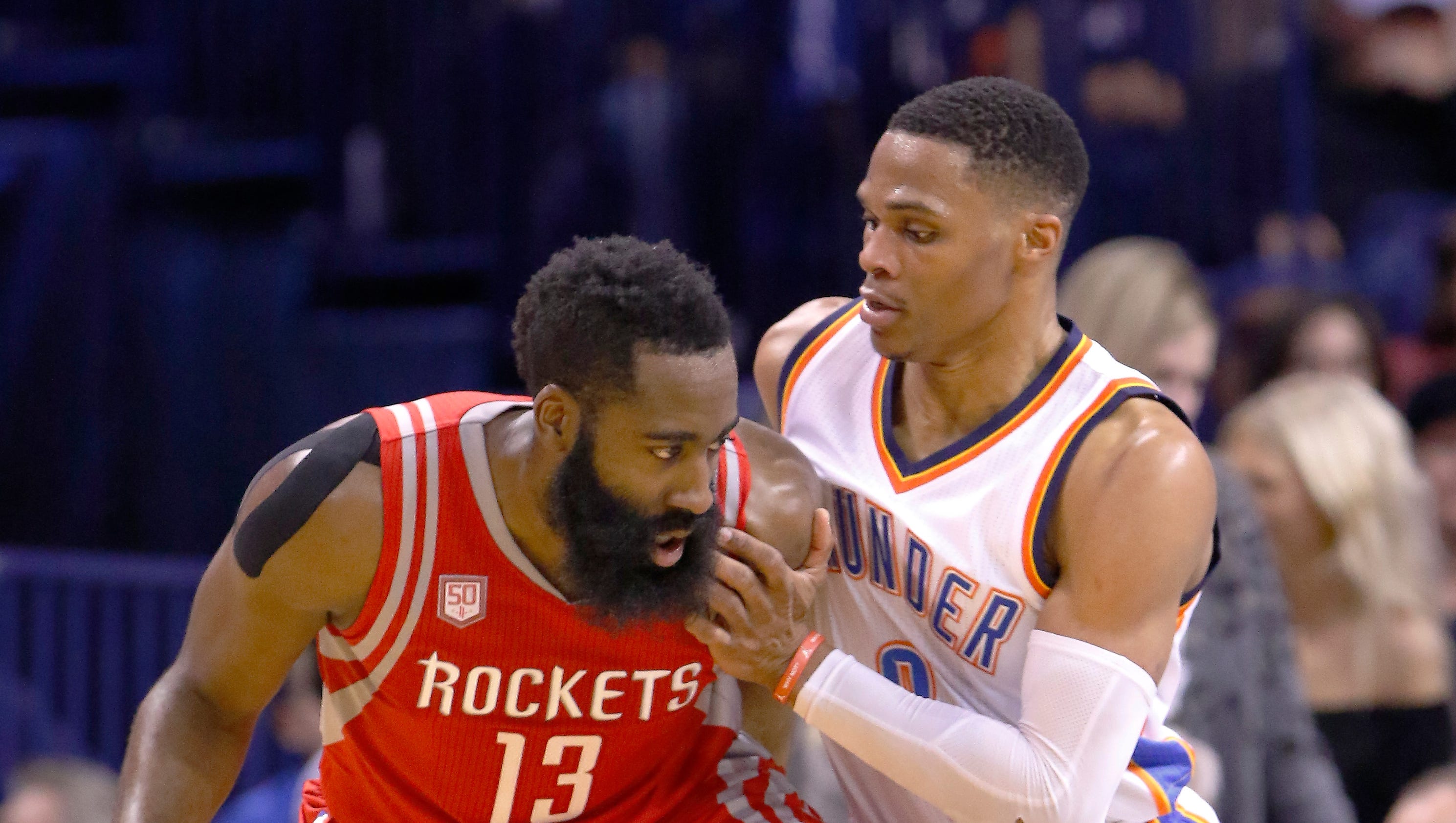 Week 6 NBA MVP race: Westbrook leads, Harden close behind
