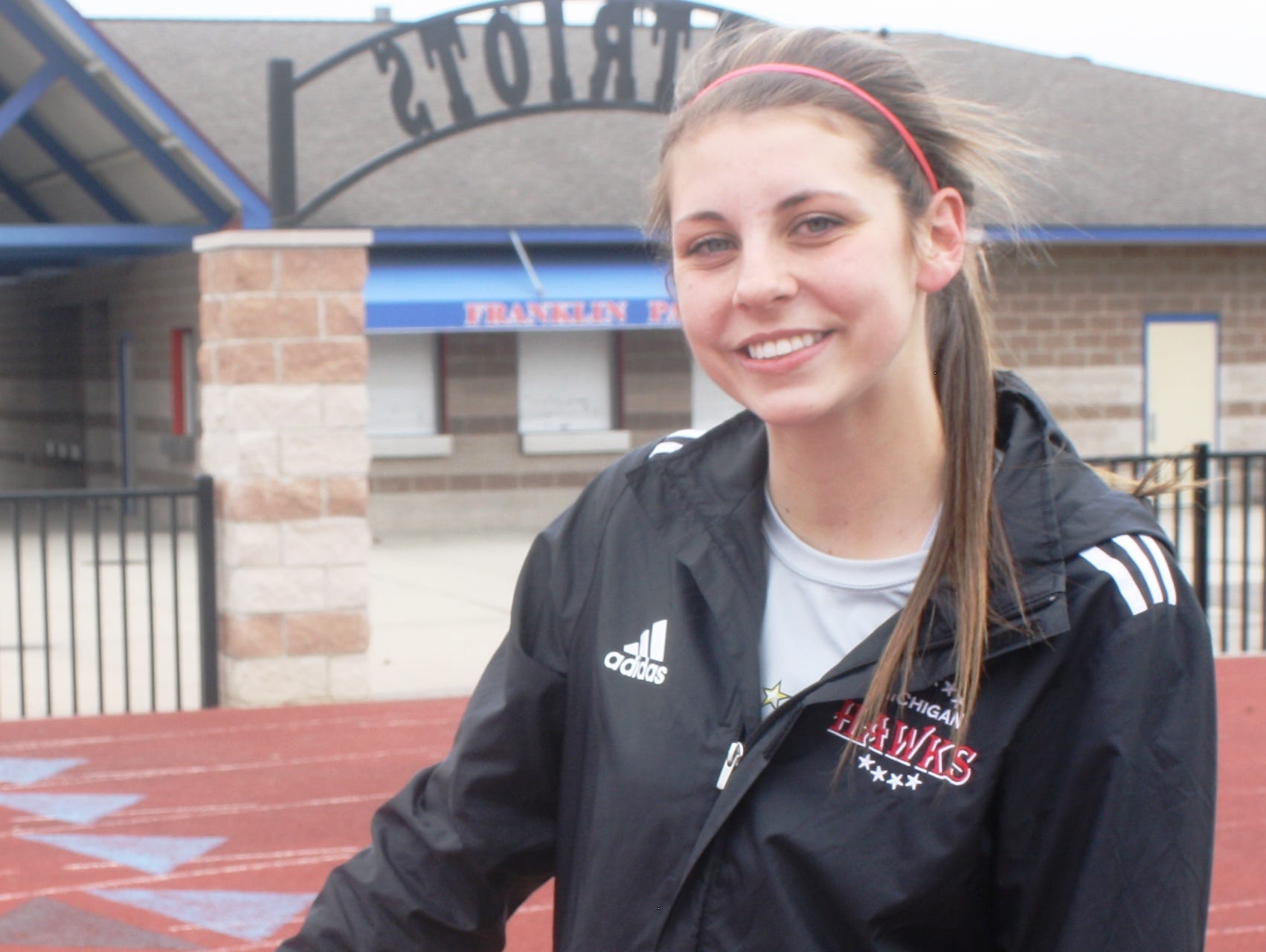 Franklin senior soccer player Bella Yardley has reason to smile after overcoming a serious injury that required surgery and sidelined her for close to six months.