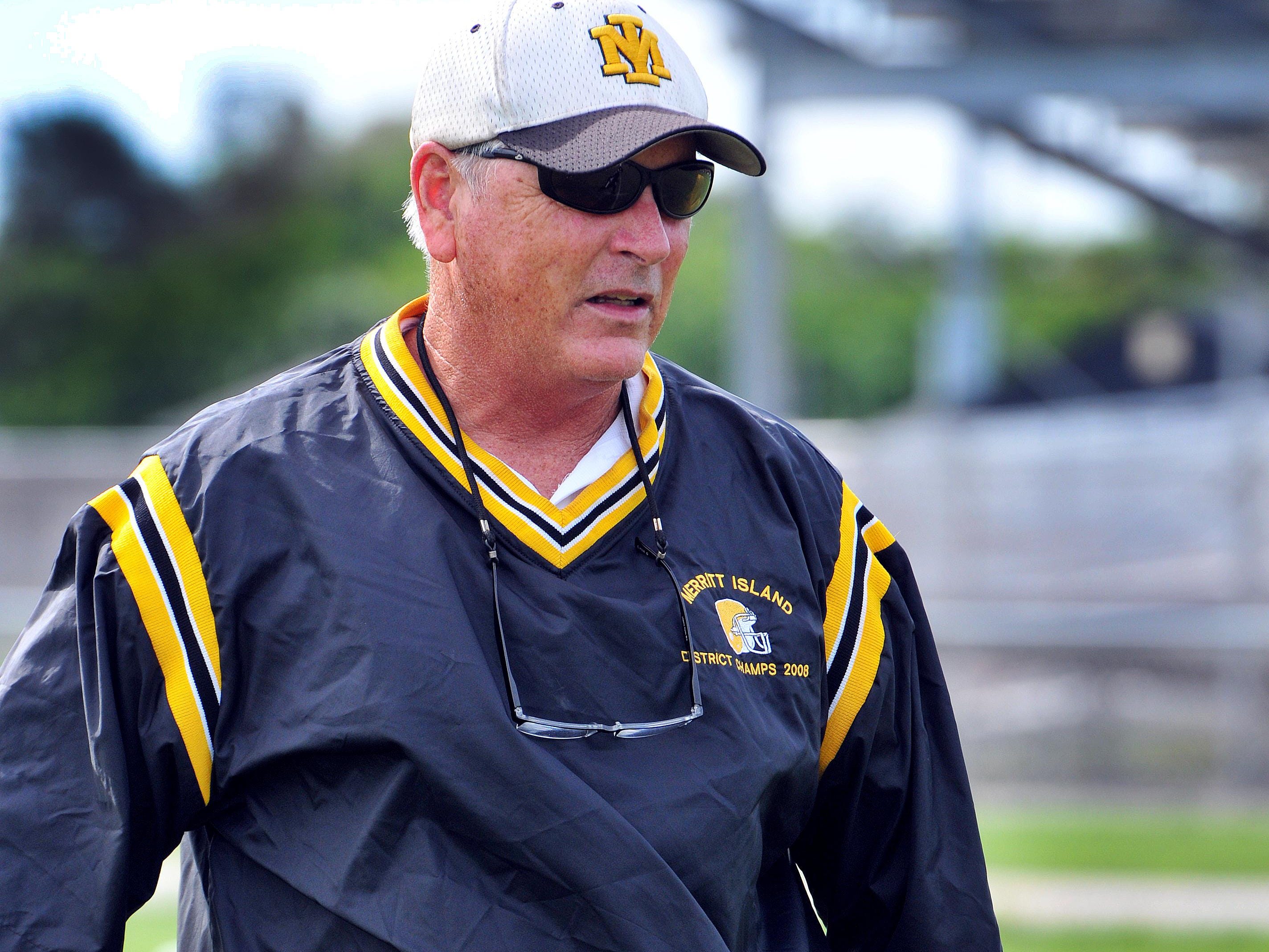 Merritt Island High head football coach and A.D. Jeff McLean