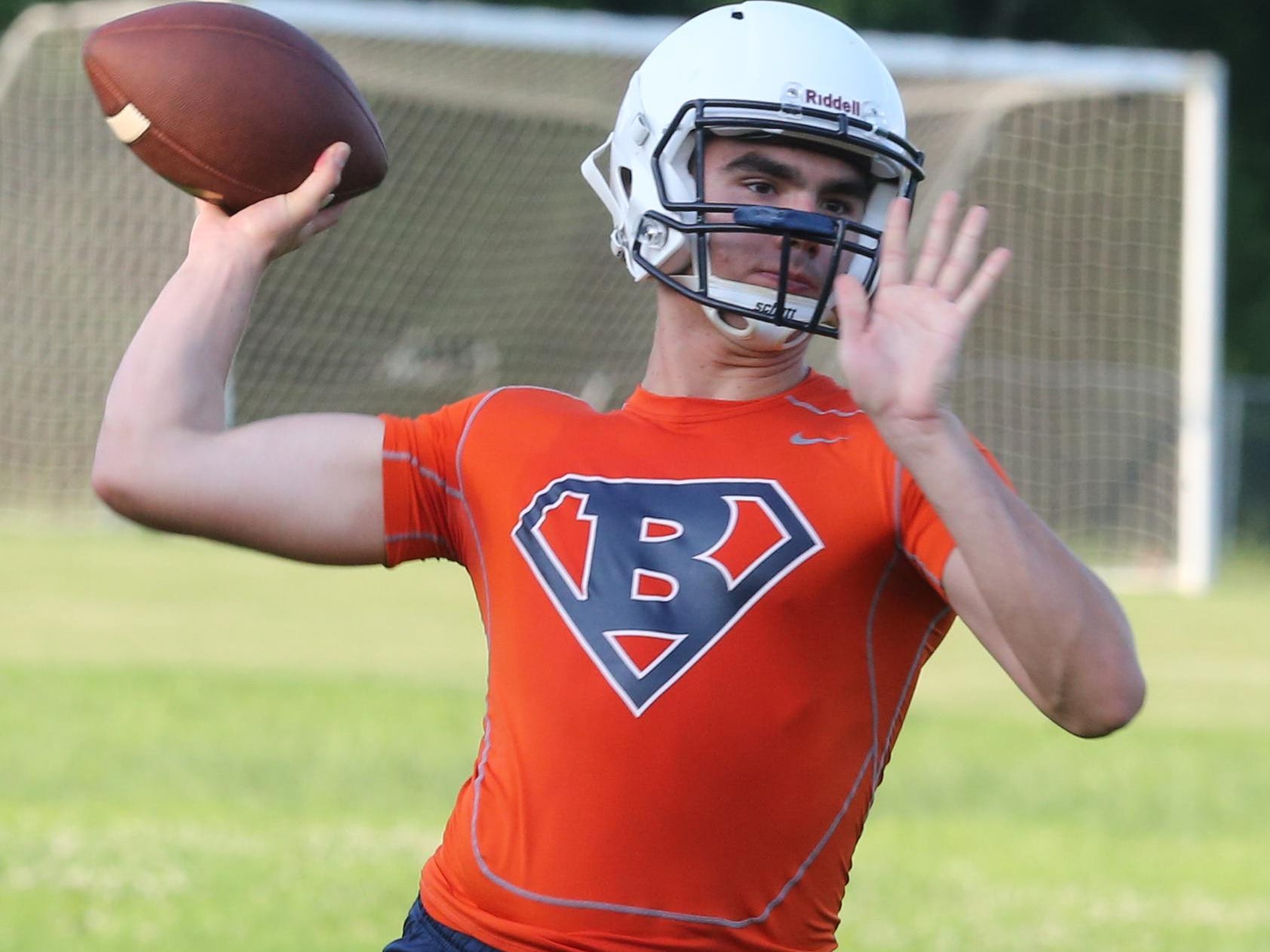 Blackman senior Miller Armstrong will make his first start of the season at quarterback on Aug. 22 against Alabama defending Class 6A state champion Clay-Chalkville.