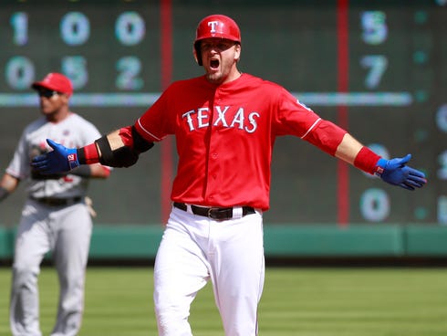 A.J. Pierzynski and the Rangers whooped it up while forcing a one-game playoff.