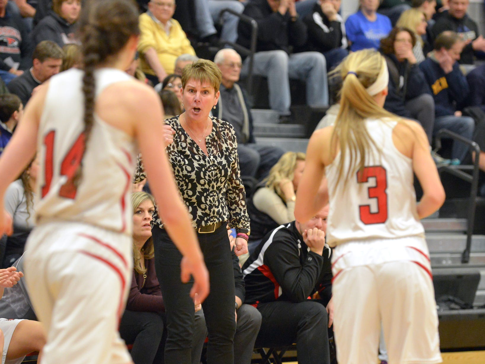 Marshall girls basketball coach Sal Konkle.