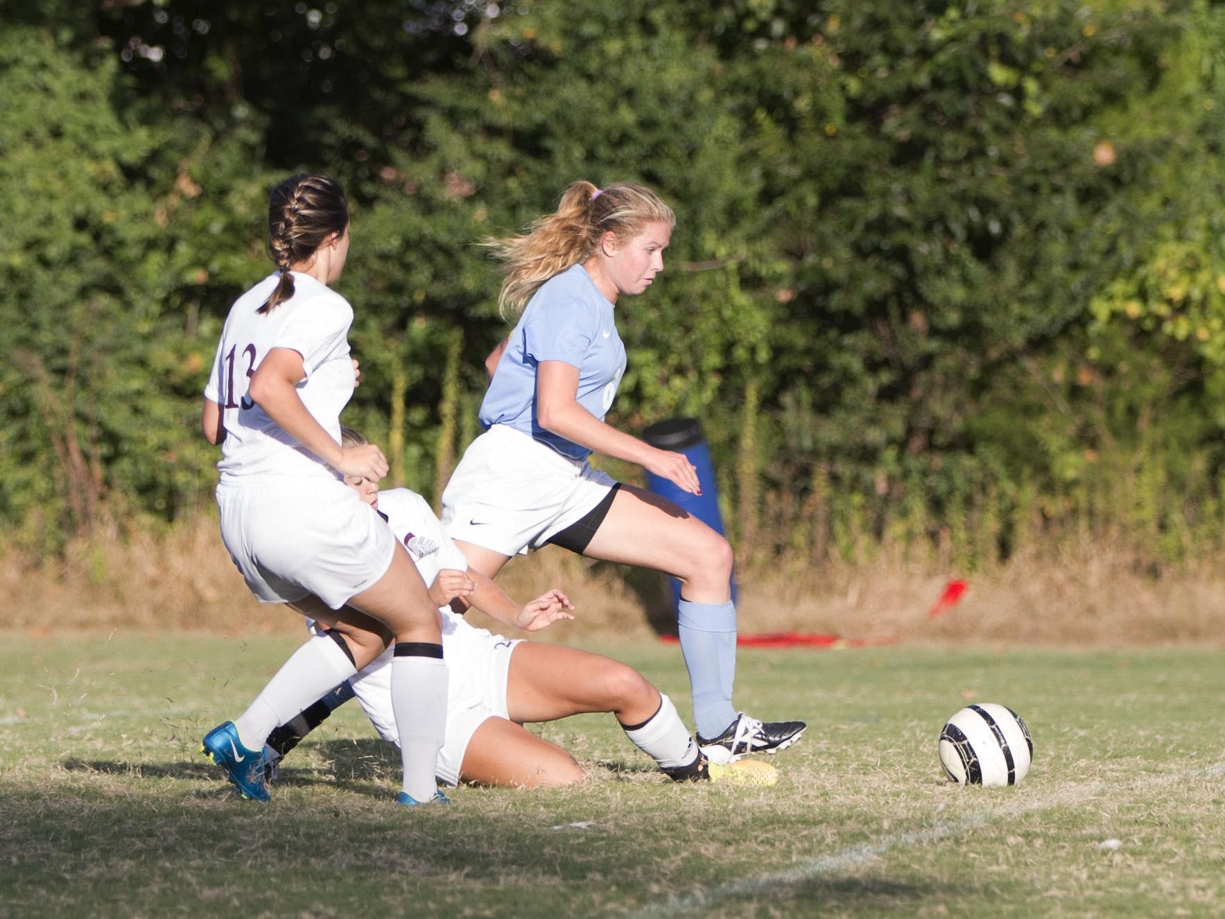 USJ’s Addison Dunn is a standout in soccer and softball for the Lady Bruins.