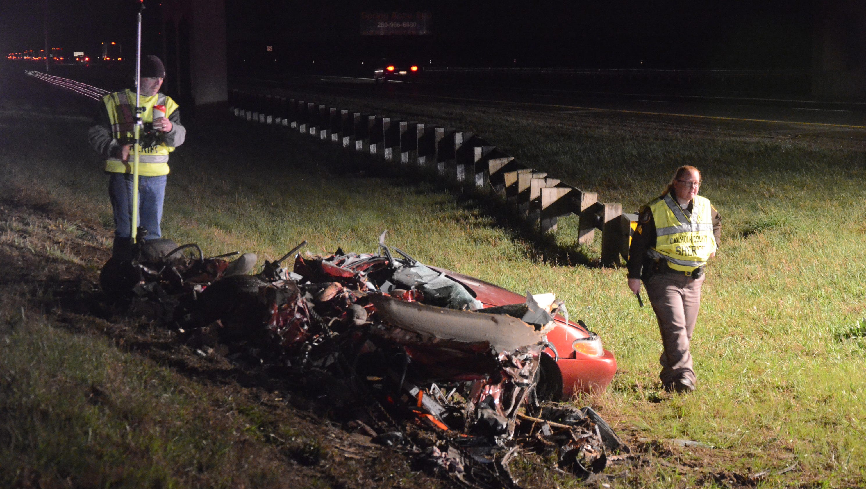 Semi hits stopped car on I94, kills one