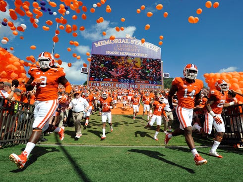 Clemson University is known for a festive atmosphere when the Tigers play. Which other colleges put on a great party on game day? Your vote could crown a national champion.