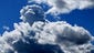 A cumulus congestus cloud billows above Olalla, Wash.,