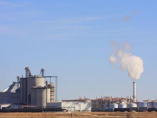 An ethanol plant in western Iowa.