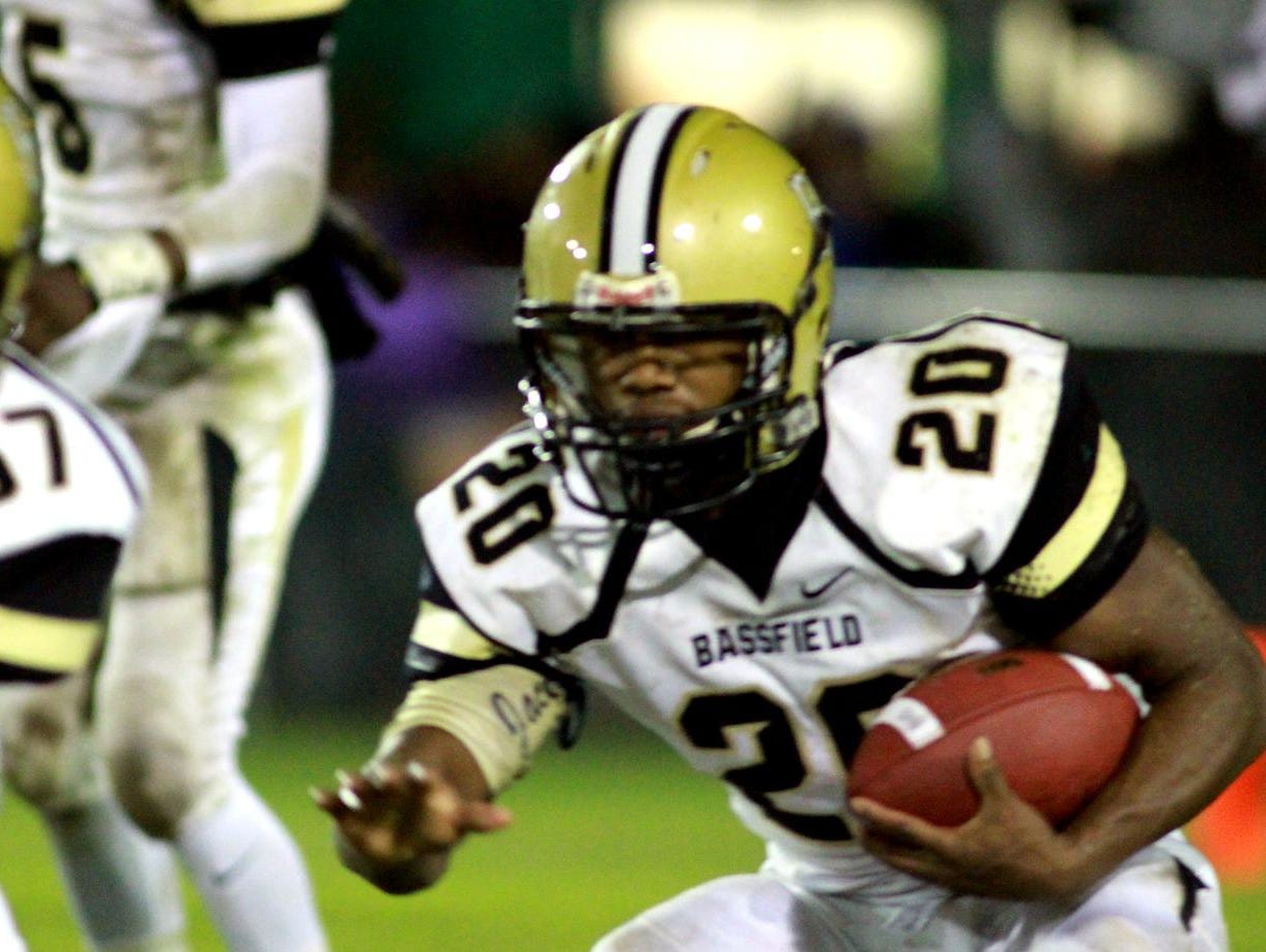 Bassfield running back Rashaud Green carries the ball during a game earlier this season.