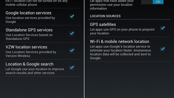 Android Location Services