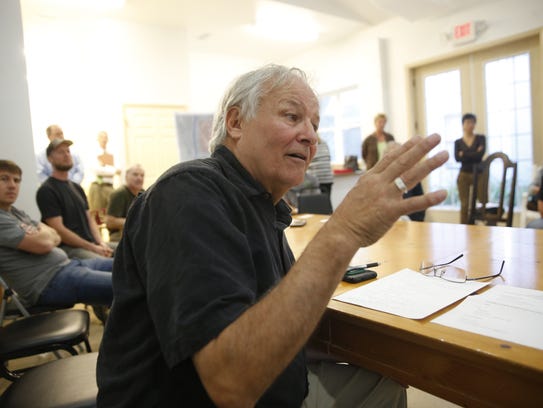 Former Leon County Commissioner Cliff Thaell at a community