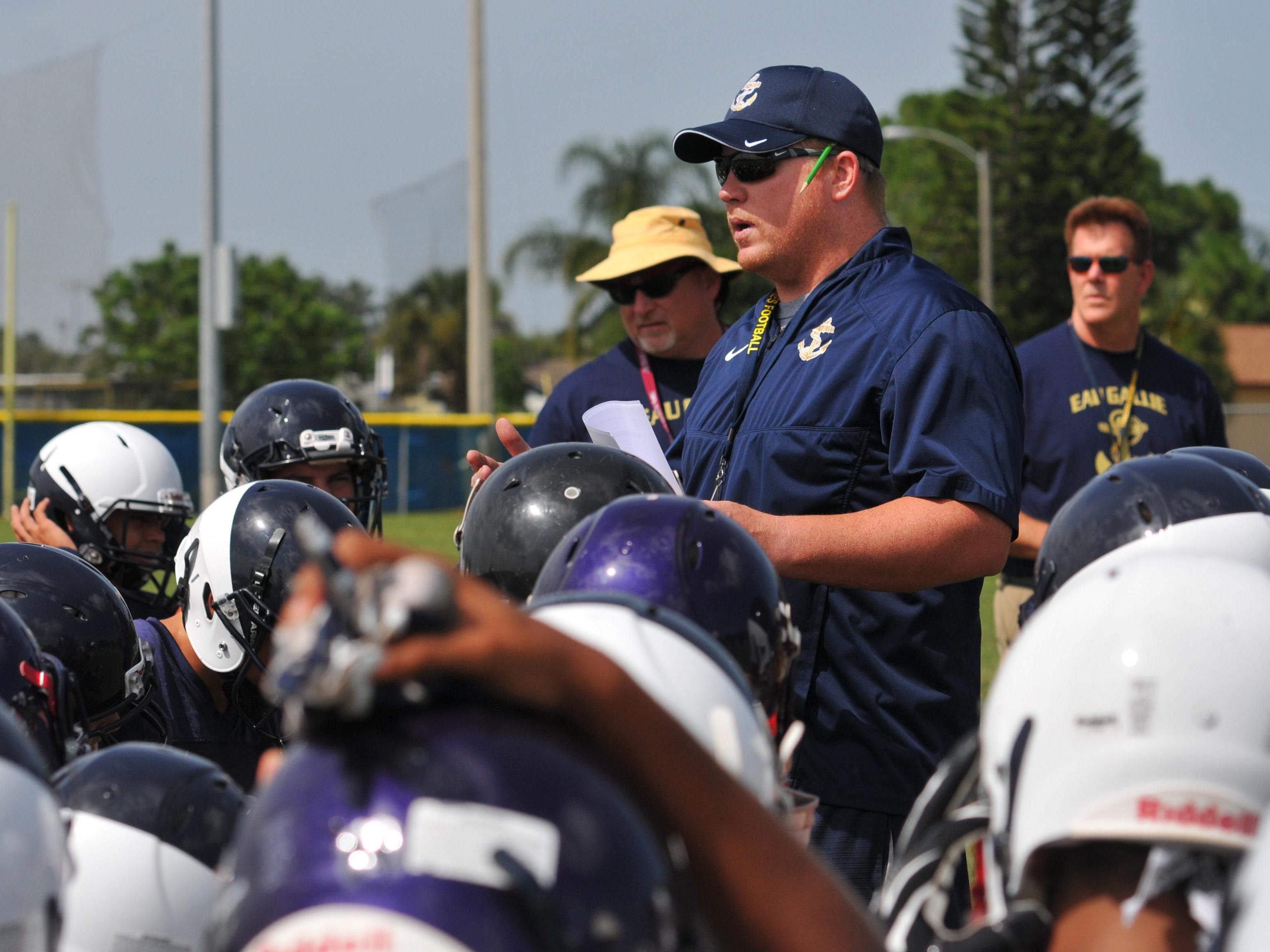 Eau Gallie High head coach Tim Powers led his team to victory Friday night.
