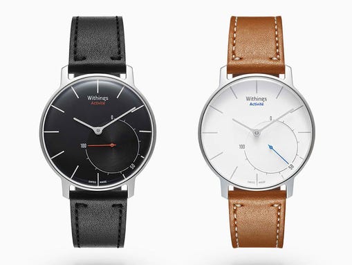 The Withings Activité watch($450) is waterproof, tracks