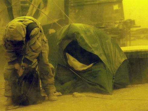 Dozens of Iraqi veterans have been diagnosed with constrictive bronchiolitis, a narrowing of the lung's smallest passageways.