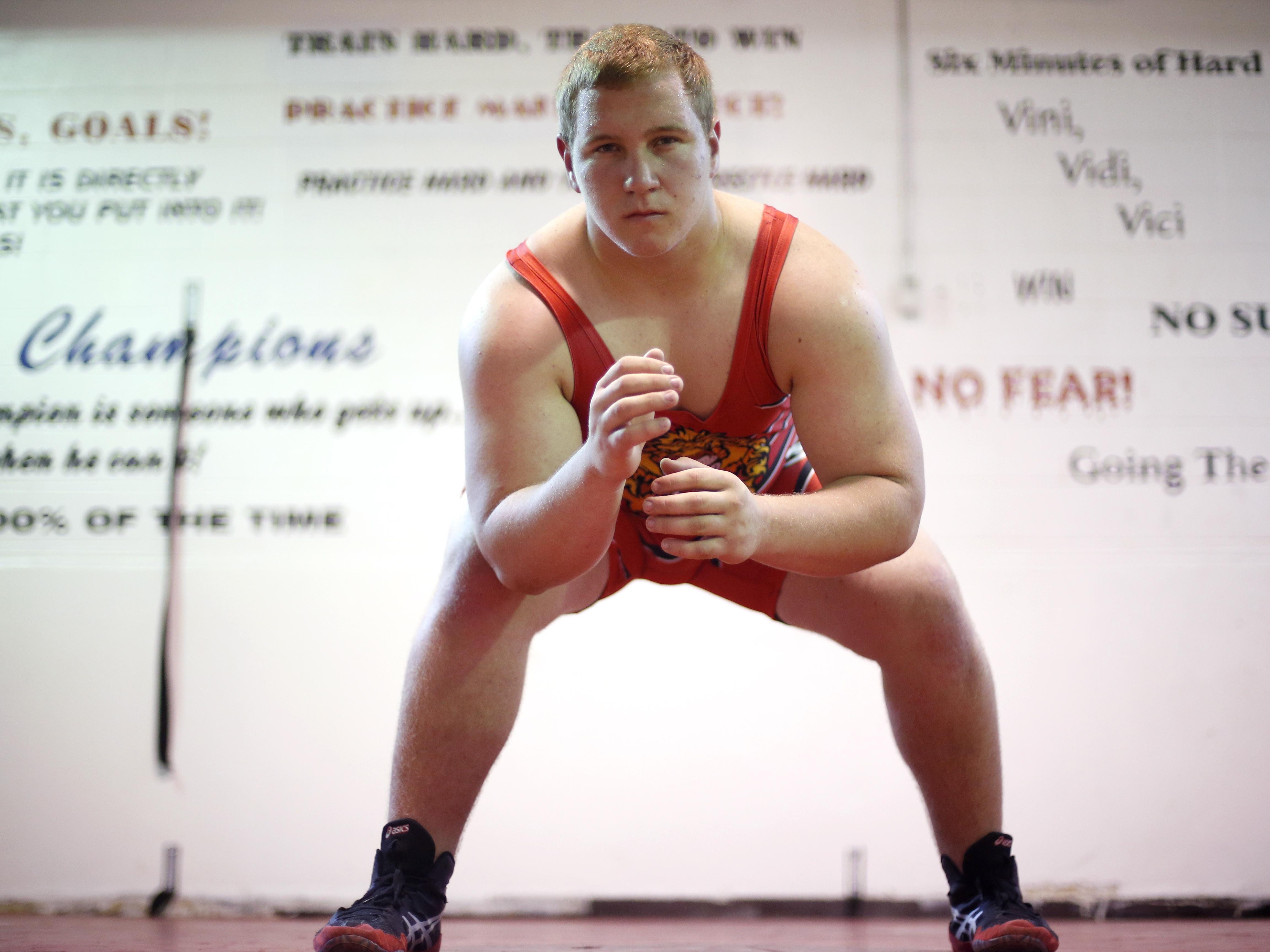 Wrestler of the Year Gabe Beyer of Leon High School.
