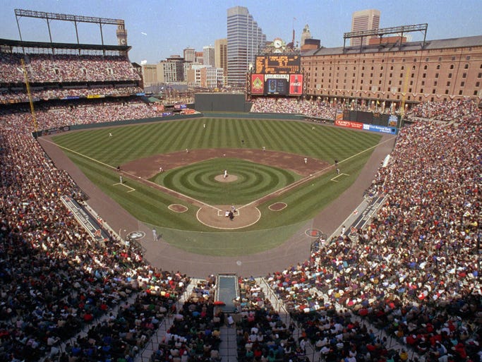 The evolution of MLB ballparks