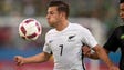 New Zealand's Kosta Barbarouses (7)  goes after the