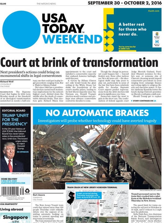 USA TODAY, just shut up, report the news Your Say