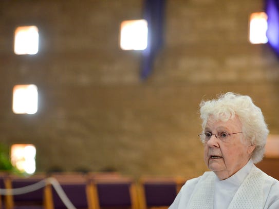 The Rev. Bernie Sykora, a local womanpriest, talks