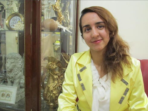 This recent but undated photo provided by Sara Nezami shows Sanaz Nezami.