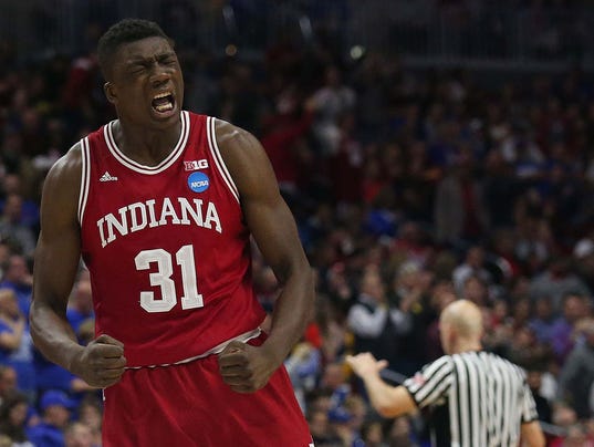 Sophomore Thomas Bryant showed his versatility Wednesday night. (Photo courtesy of indianapolisstar.com)