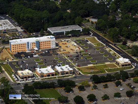 Here's an aerial shot of Magnolia Grove, on the corner