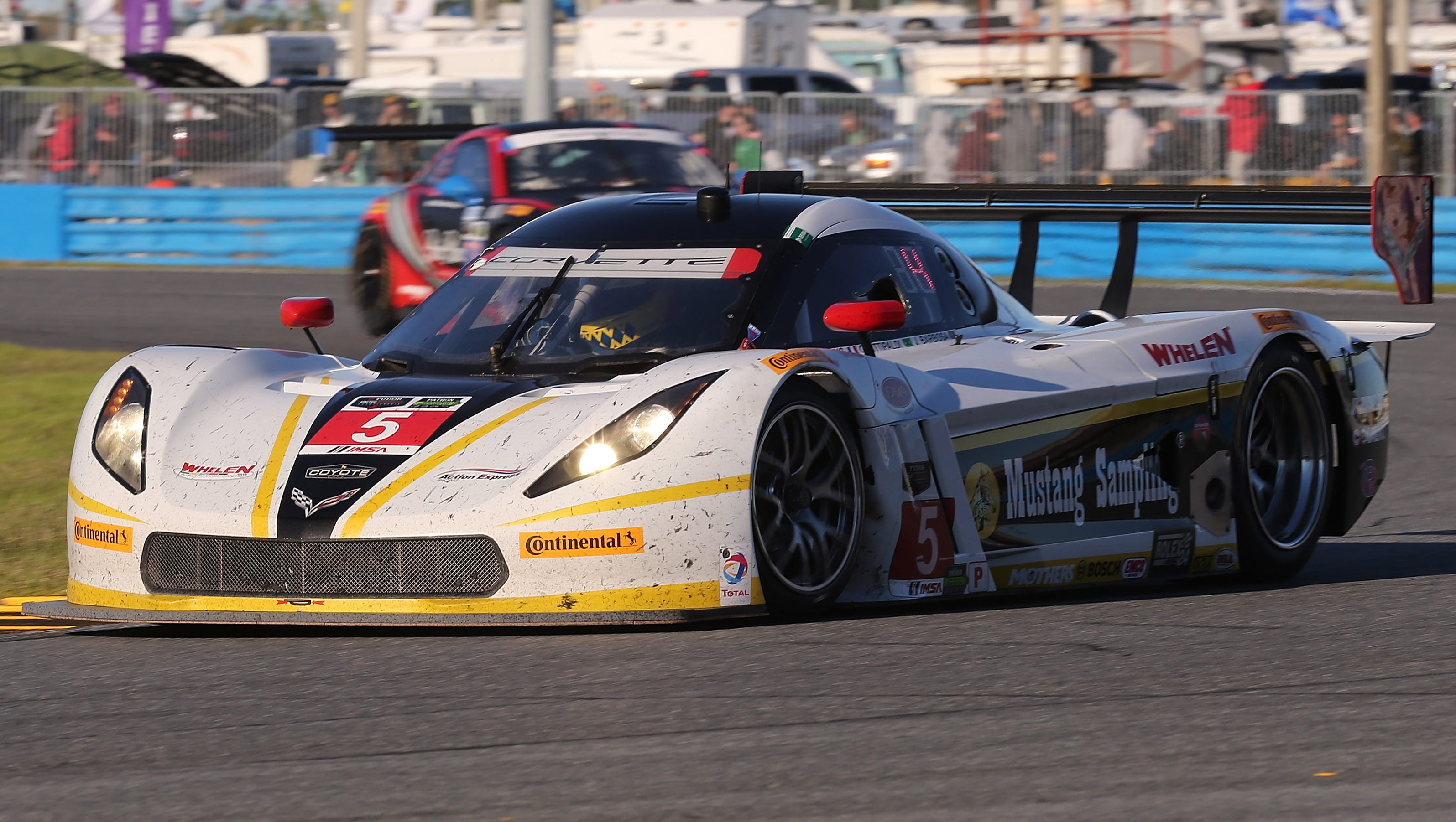 Action Express Racing car has lead early Sunday in Rolex 24 at Daytona