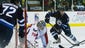 Sept. 14: The NHL preseason opened with the game in Belleville, Ontario, that had been canceled by last year's lockout. Winnipeg Jets forward Scott Kosmachuk, left, scores on Washington Capitals goaltender Braden Holtby during the second period.