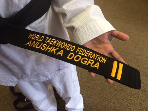Ada girl wows world with 2nd degree black belt in tae kwon do wzzm13
