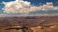 Canyonland clouds: Clouds float above the Green River
