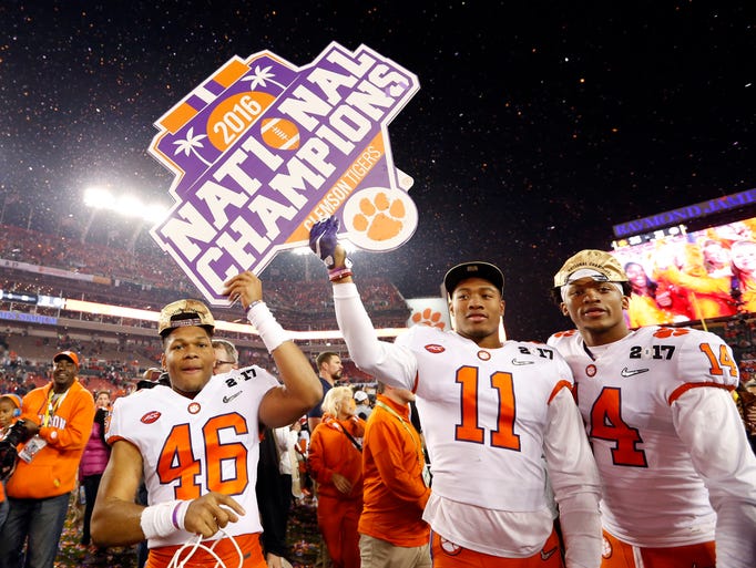 Highlights from the national championship game Alabama vs. Clemson