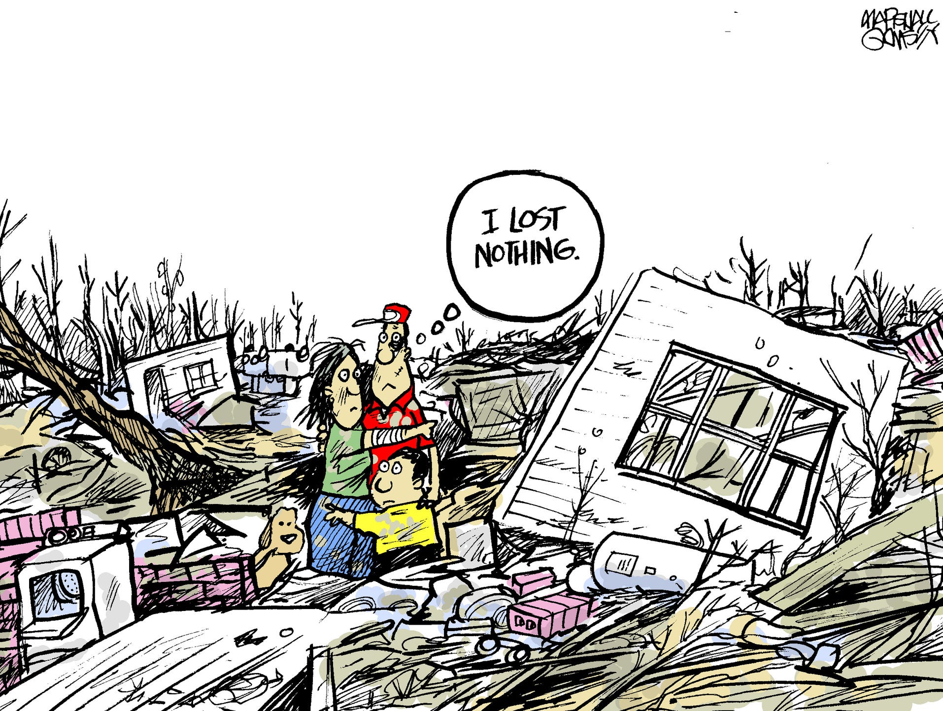 The cartoonist's homepage, clarionledger.com/opinion