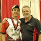 Seaholm High School student Coby Moscowitz is pictured with his archery coach Jim Morrow.