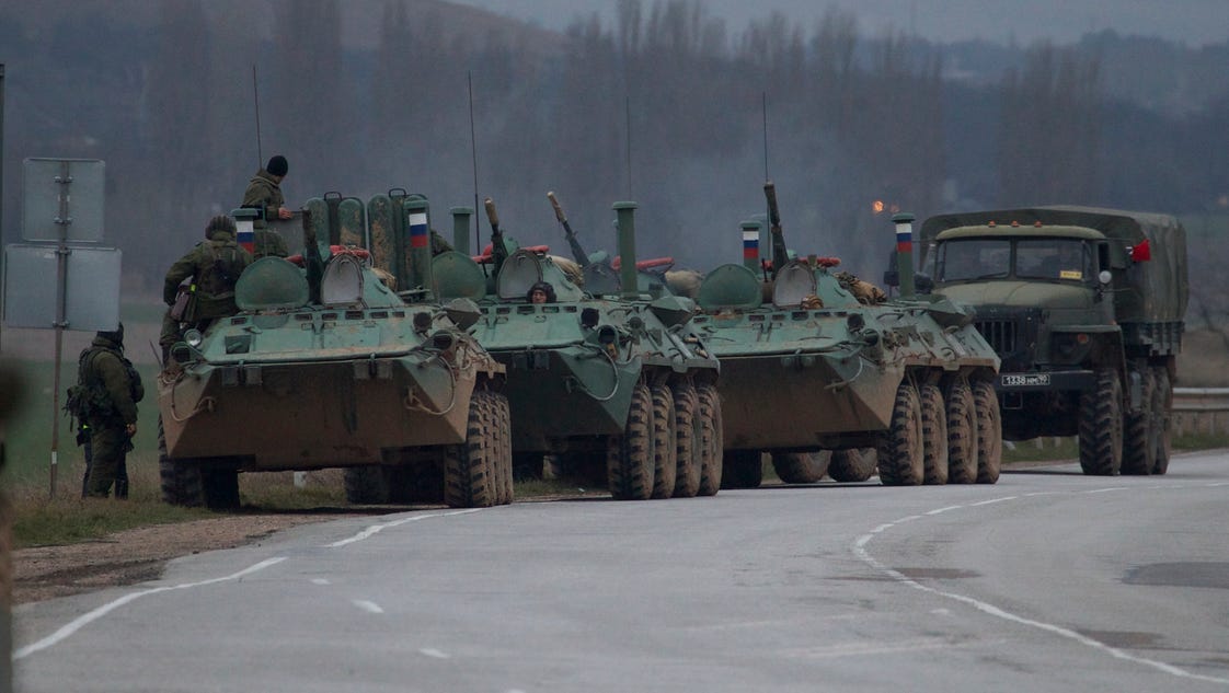 Ukraine accuses Russia of 'military invasion'