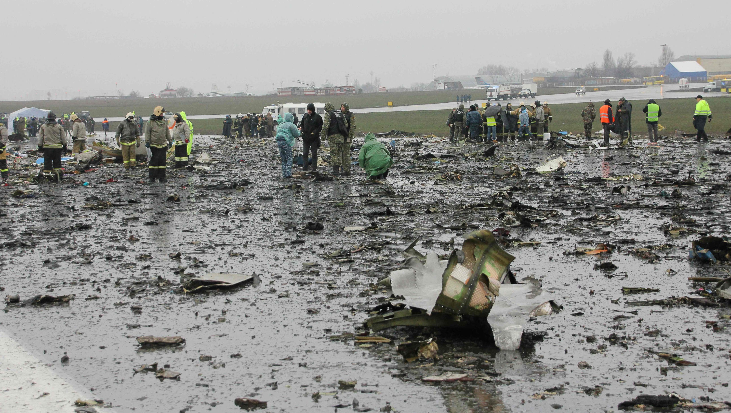 62 dead as Dubai plane crashes in bad weather in Russia