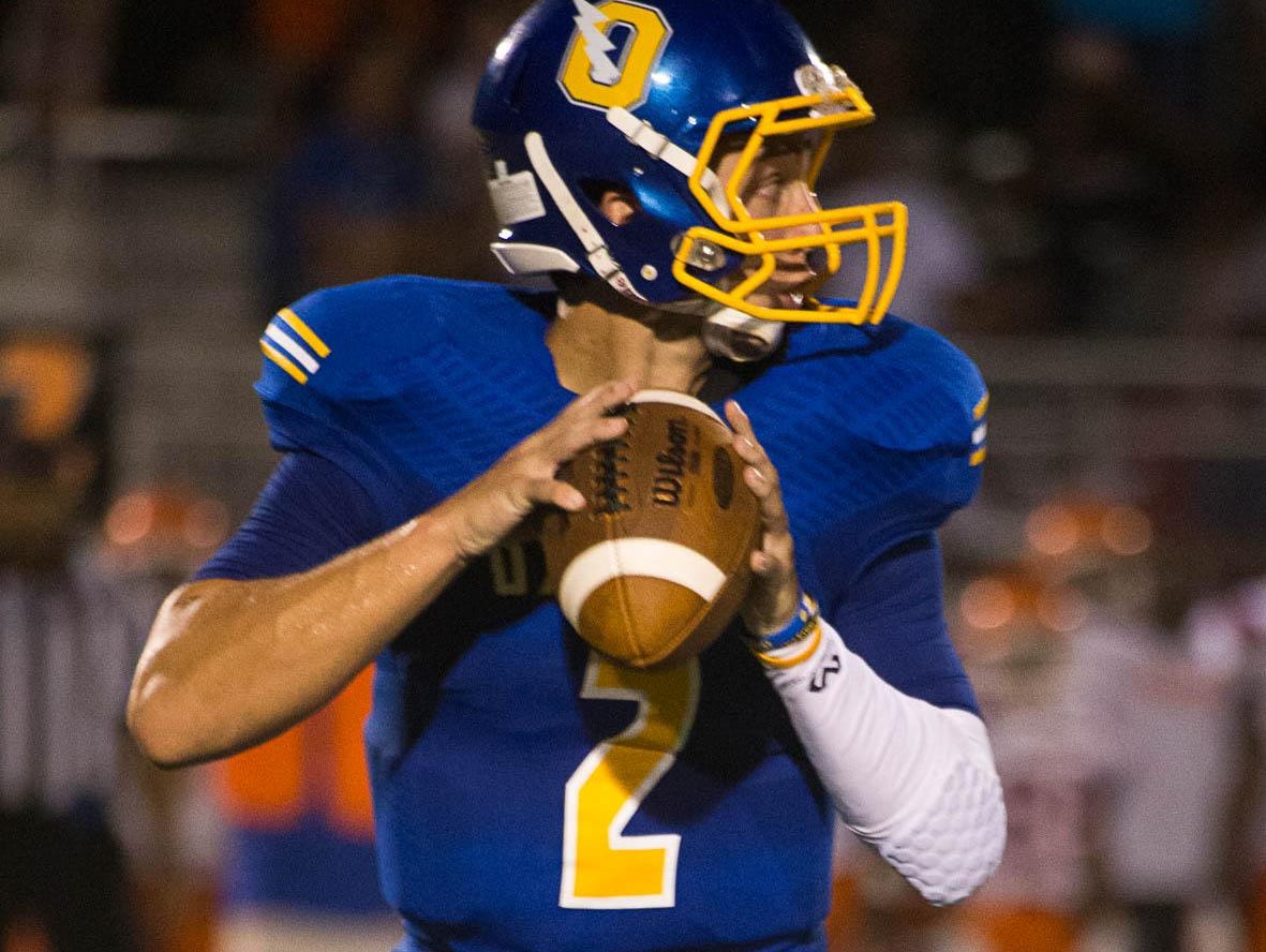 Oxford’s Jack Abraham passed for 335 yards and 3 TDs in a 35-0 win against Southaven.