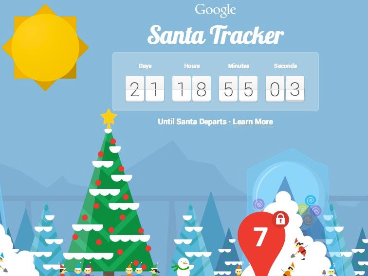 The Google Santa Tracker allows you to get a call from Santa, play games and trim St. Nick's beard, among other things.
