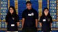 Keys Students, (From left) Maria Joseph, 13, of Warren,