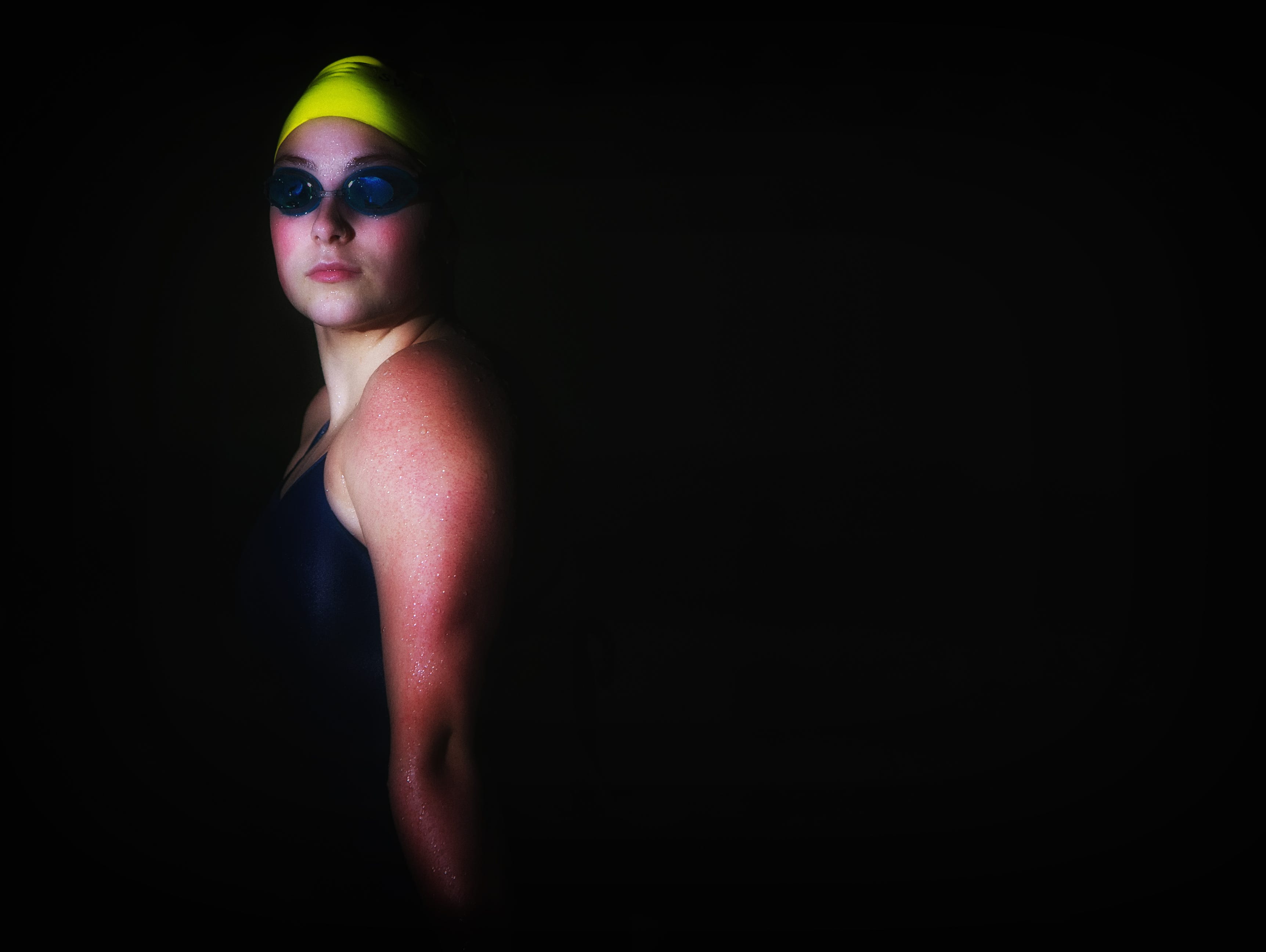 Athlete of the week, A.I. du Pont swimmer Alicia Diaz.