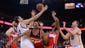Jan. 28: Golden State Warriors center Andrew Bogut and Washington Wizards small forward Trevor Ariza flail for a rebound in the Wizards' 88-85 win.