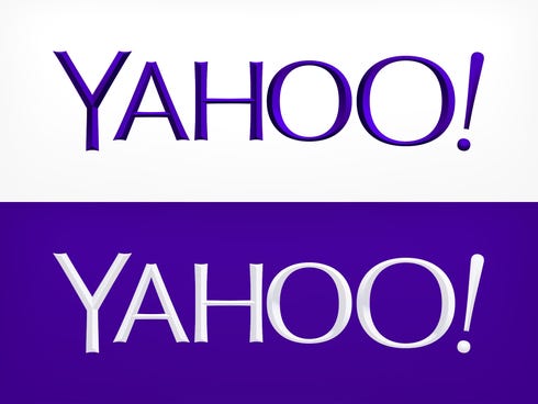 The new Yahoo logo.
