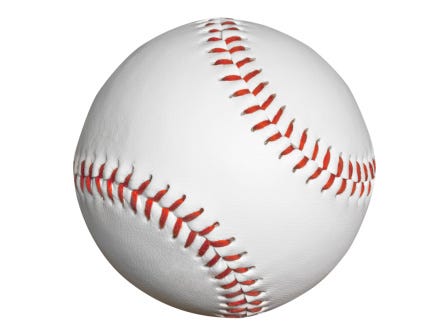 New Baseball Isolated