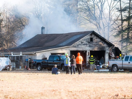 Vineland Fire Department responded to a garage fire