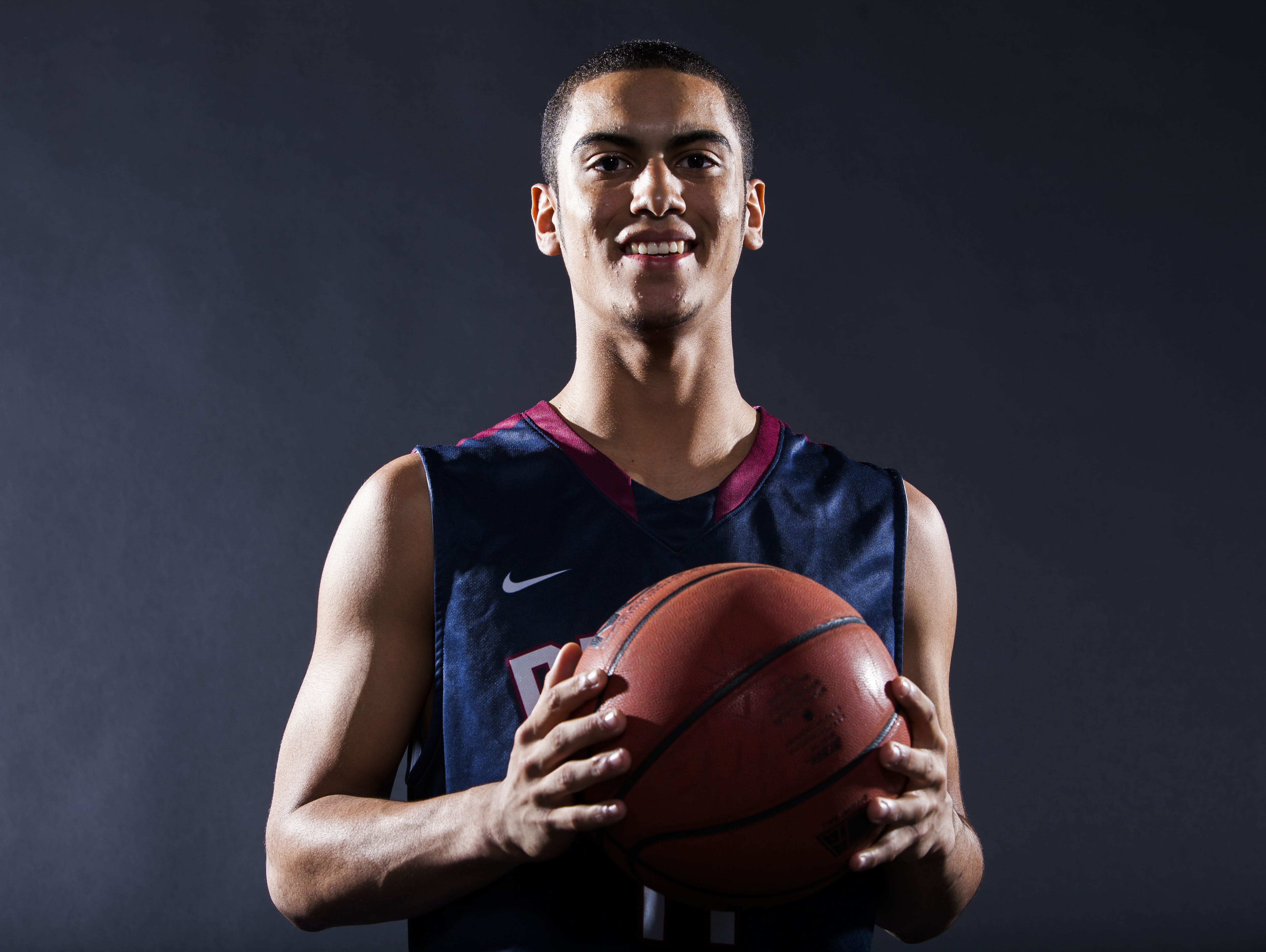 Markus Howard of the All­-Arizona boys basketball team is pictured on Thursday, March 6, 2014 in Phoenix, Arizona.