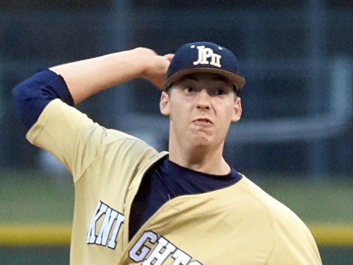 Pope John Paul II High junior Mason Hickman allowed three hits and struck out 10 hitters over six innings of work on Friday evening.