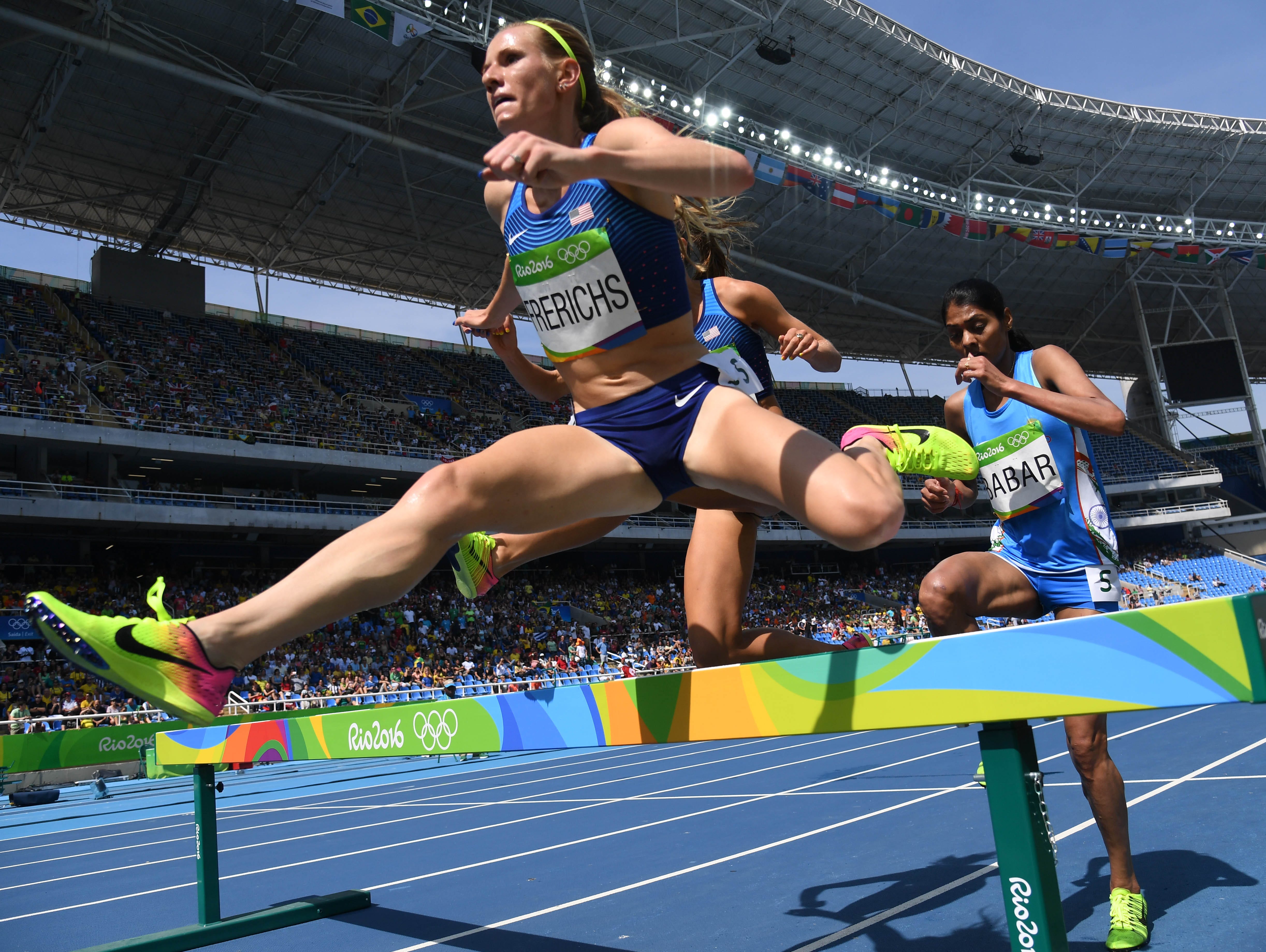 Courtney Frerichs went from Nixa to the finals of the Olympic steeplechase competition.