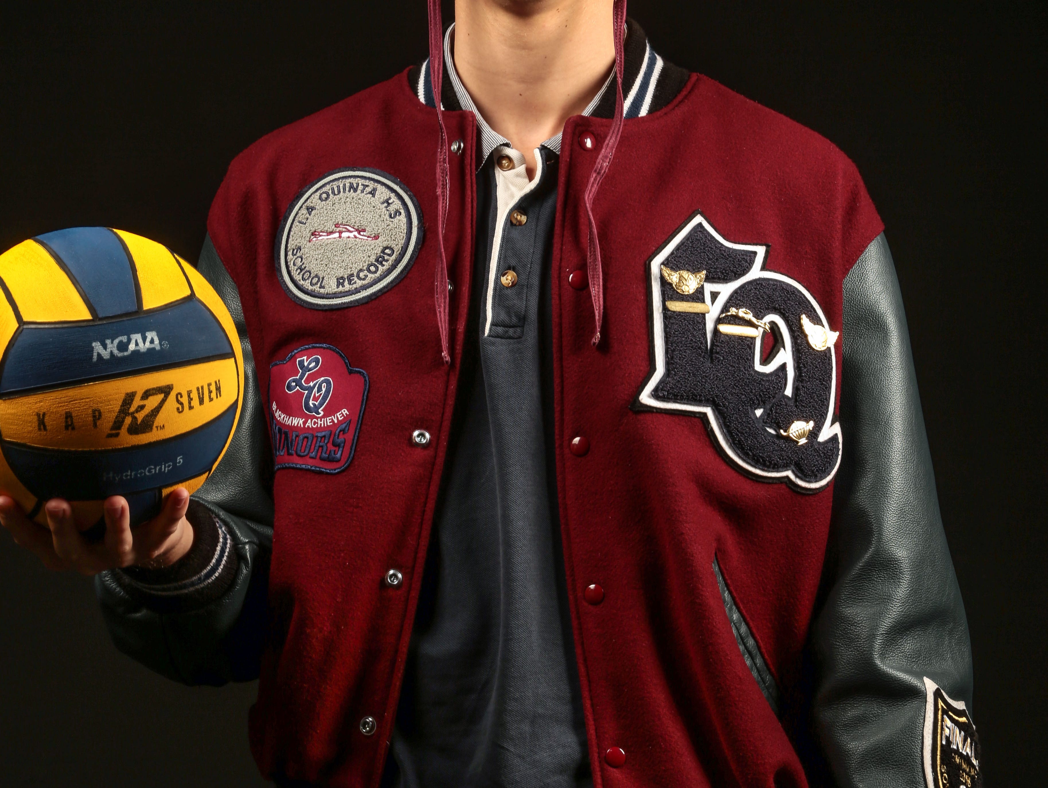 Spencer Lowell, La Quinta High water polo player on December 8, 2016 at the Desert Sun in Palm Springs.