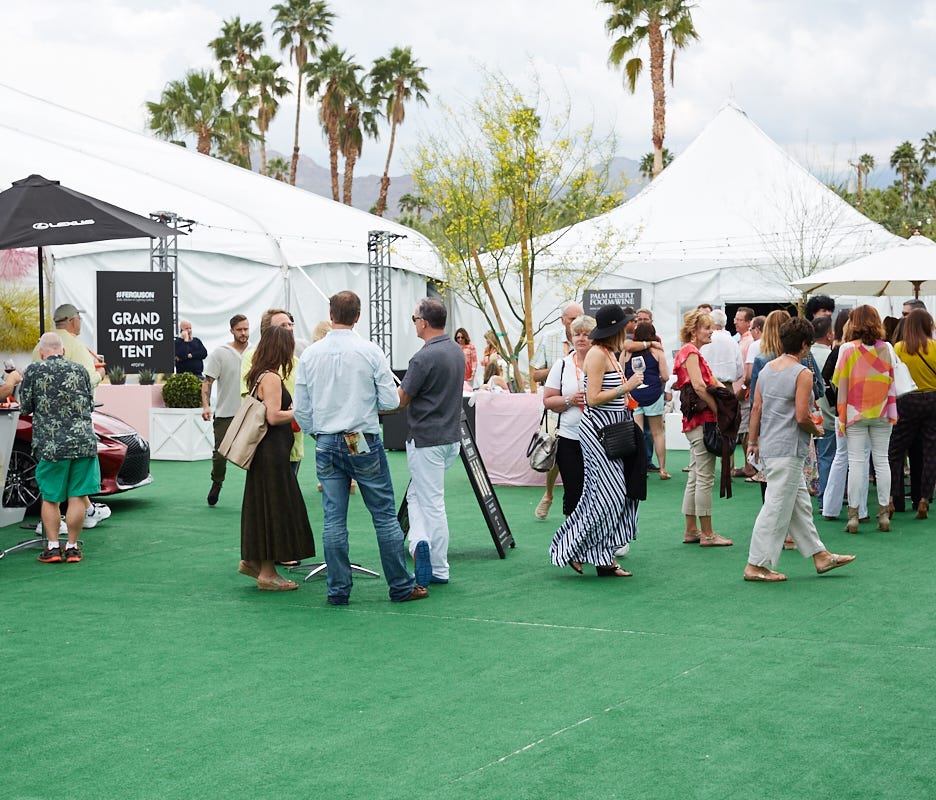 Palm Desert Food & Wine returns for a seventh year, March 24-26 at The Gardens on El Paseo in Palm Desert, Calif.