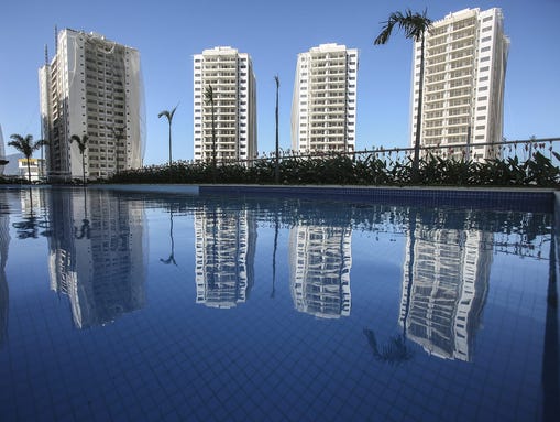 The Olympic Village, where athletes will be living