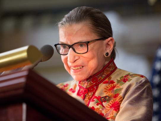 Justice Ruth Bader Ginsburg is the oldest member of