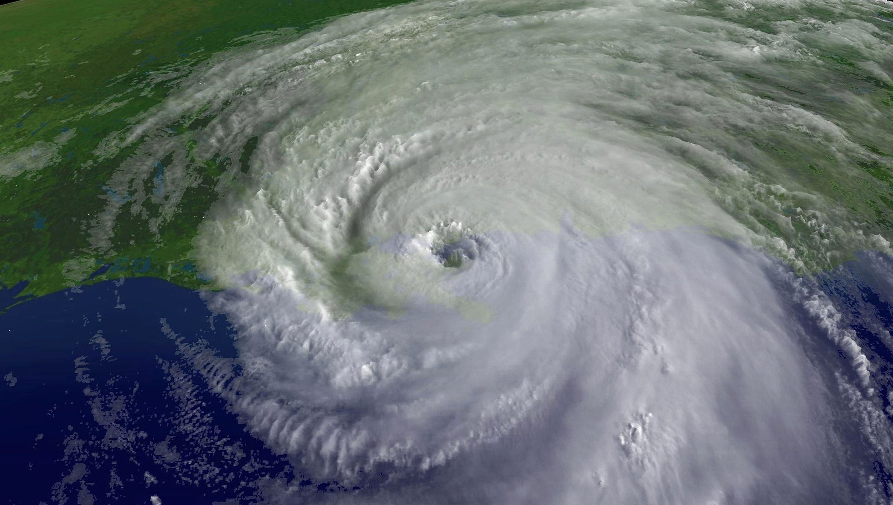 Images of Hurricane Katrina 10 years ago